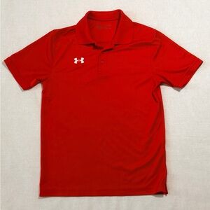 Under Armour Men's Vibrant Red Polo